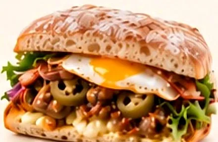 Miso Beef Chili Ciabatta